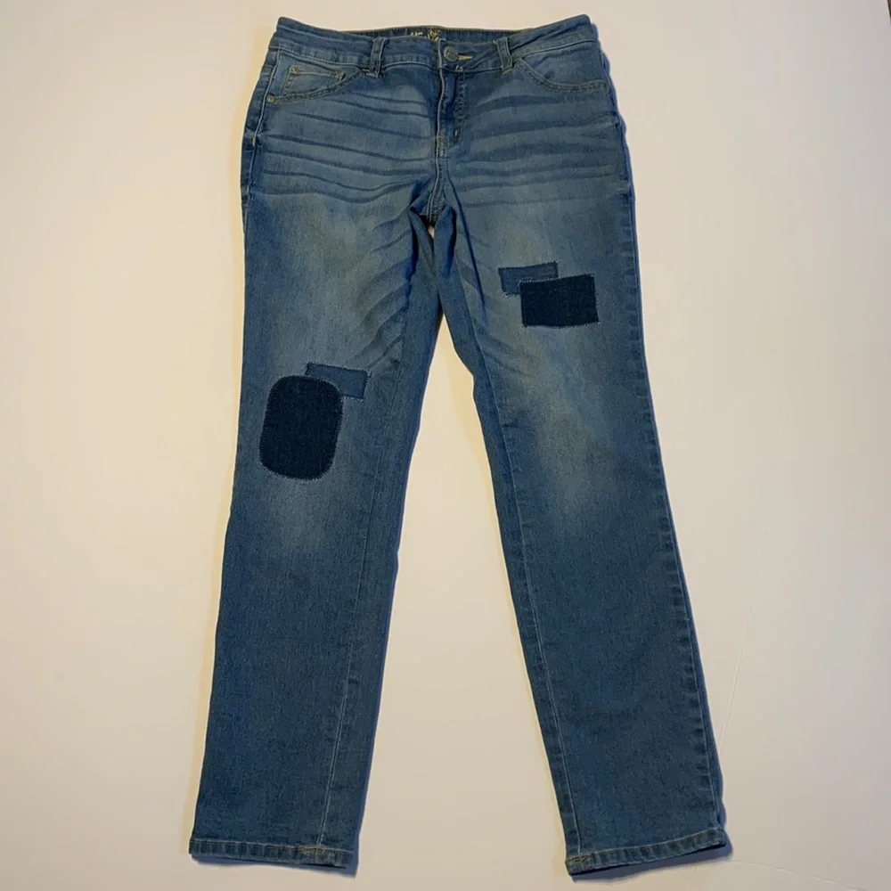 Justice Girls Patched Jeans